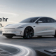 INX Kampagnenmotiv Immer mehr elektrisch mit weißer elektrischer Limousine am Ladepunkt